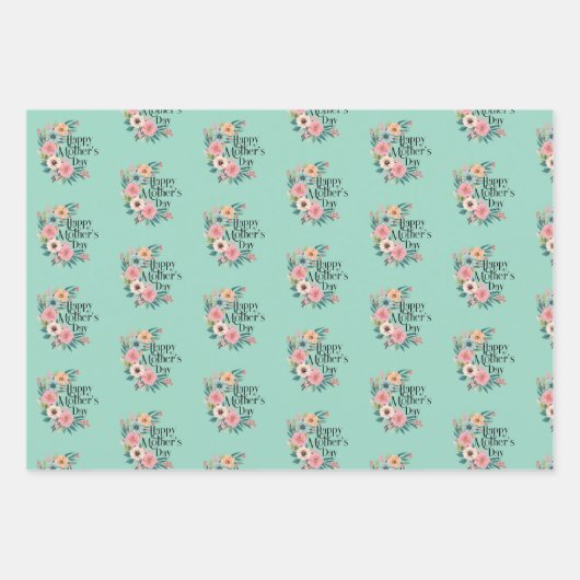 Muttertag 2025 geschenkpapier set (Vorderseite)