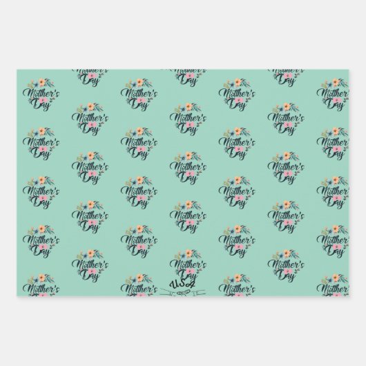 Muttertag 2025 geschenkpapier set (Vorderseite 2)