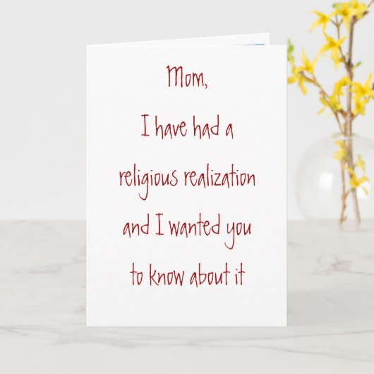 Muttertag 2 karte (Gelbe Blume)