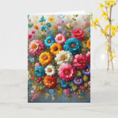 Muttertag 3 karte (Gelbe Blume)