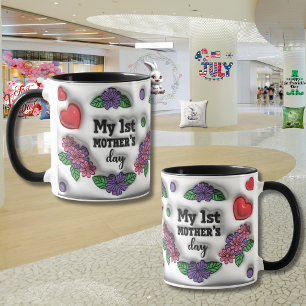 Muttertag "3D-Effekt" Tasse