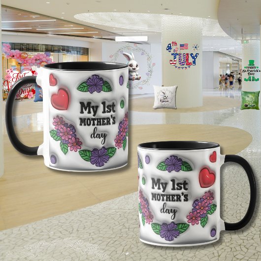Muttertag "3D-Effekt" Tasse