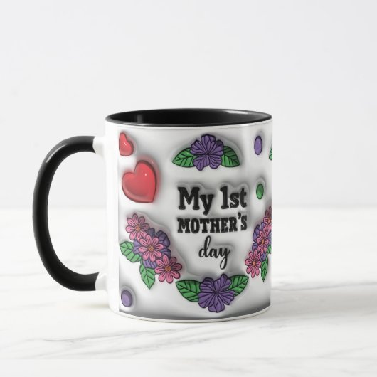 Muttertag "3D-Effekt" Tasse (Links)