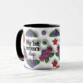 Muttertag "3D-Effekt" Tasse (Vorderseite Links)