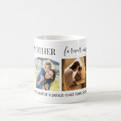 Muttertag 4 Foto Collage Kaffeetasse (Mittel)