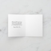 Muttertag, 4 Foto, Sammelkarte Einladung (Innenseite)