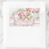 Muttertag 4 rechteckiger aufkleber (Tasche)