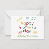 Muttertag 5 mitteilungskarte (Vorderseite)