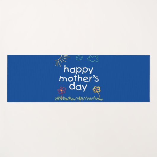 Muttertag 5 yogamatte (Vorderseite (Horizontal))