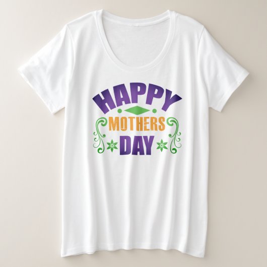 Muttertag - 64925 große größe T-Shirt (Design vorne)