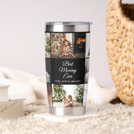 Muttertag 8 Fotos Collage Beste Mama je Thermobecher