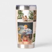 Muttertag 8 Fotos Collage Beste Mama je Thermobecher (Vorderseite)