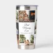 Muttertag 8 Fotos Collage Beste Mama je Thermobecher (Links)