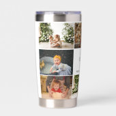 Muttertag 8 Fotos Collage Beste Mama je Thermobecher (Vorderseite)