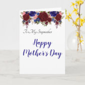 Muttertag an Stiefmutter Stiefmutter Floral Karte (Gelbe Blume)