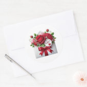 Muttertag-Aufkleber Runder Aufkleber (Umschlag)