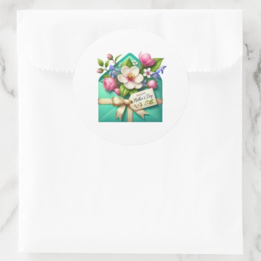 Muttertag-Aufkleber Runder Aufkleber (Tasche)