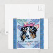 MUTTERTAG AUSTRALIAN SHEPHERD POSTKARTE (Vorne/Hinten)