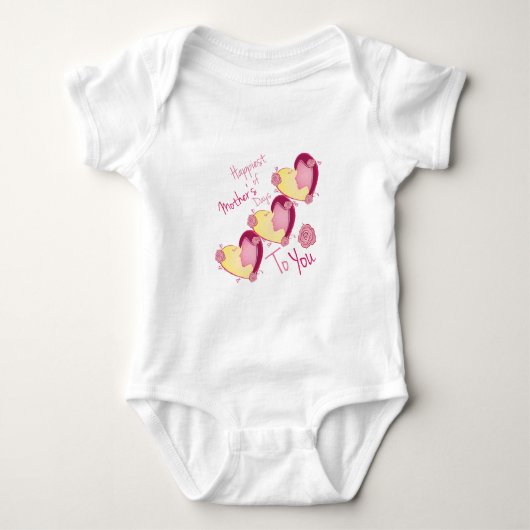 Muttertag Baby Strampler (Vorderseite)