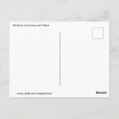 Muttertag Backen mit Mama Postkarte (Rückseite)