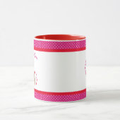 Muttertag Badass Hund Mama Mops Hund Tasse (Zentrum)