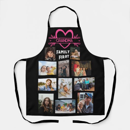 Muttertag | Benutzerdefinierte Bildersammlung für  Schürze (Vorderseite)