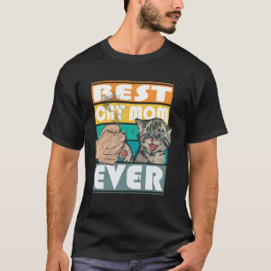 Muttertag Beste Katze Mama je dekorative Katze Mam T-Shirt
