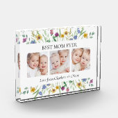 Muttertag Beste Mama Aller Zeiten Floral Fotoblock (Links)