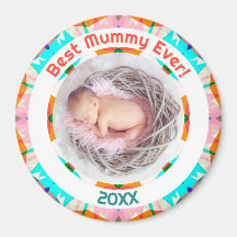 Muttertag Beste Mama-Ever Baby Girl Foto Geschenk