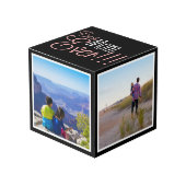 Muttertag beste Mama je Foto Würfel (Vorderseite Schrägansicht)