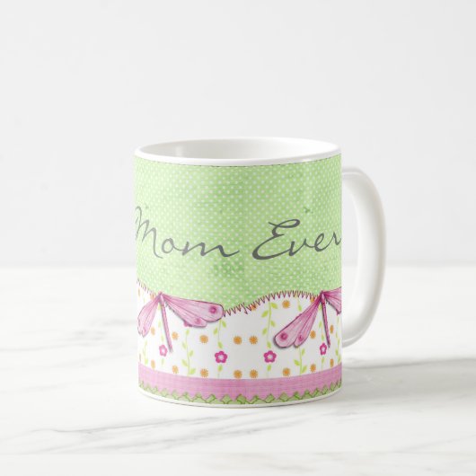 Müttertag Beste Mama je Kaffee Tasse (VorderseiteRechts)