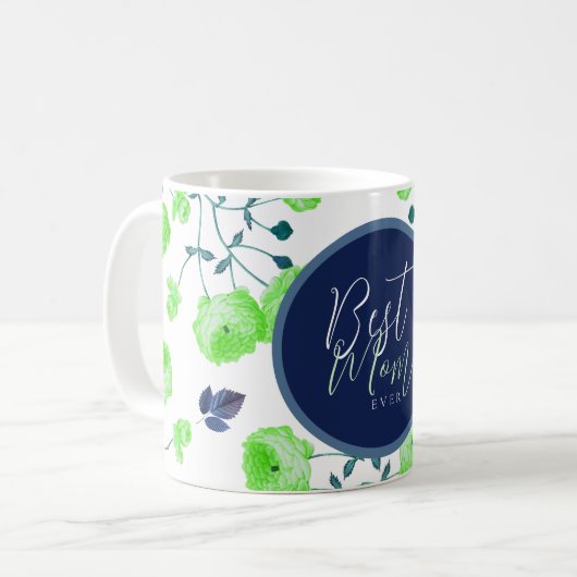 Muttertag Beste Mama je Kaffeetasse (Vorderseite Links)