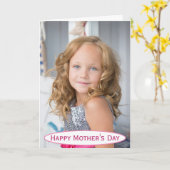 Muttertag Beste Mama je Kind Foto Karte (Gelbe Blume)