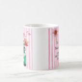 MUTTERTAG BESTE MAMA LOVELY FLORAL MELDUNG KAFFEETASSE (Mittel)