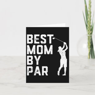 Muttertag beste Mama Par Shirt Funny Golf Liebe Karte