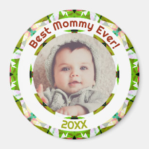 Muttertag Beste Mommy Ever Baby Boy Foto Geschenk Magnet