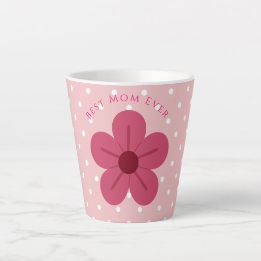 Muttertag, Beste Mutter überhaupt, Elegant, Einfac Milchtasse (Vorderseite)