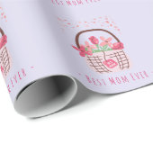 Muttertag, Beste Mutter überhaupt, mit schöner Blu Geschenkpapier (Rolleneckpunkt)
