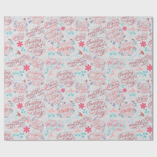 Muttertag BG 01 Offwhite BG Geschenkpapier (Flach)