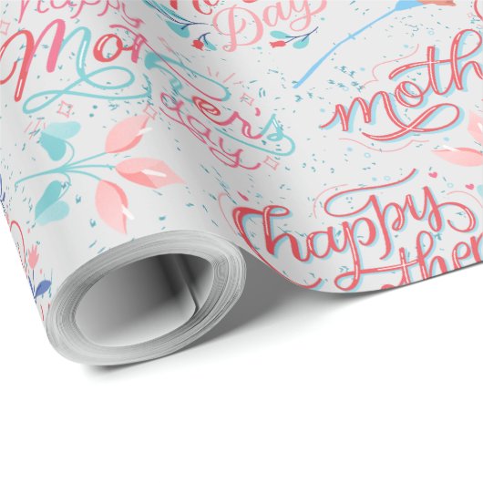 Muttertag BG 01 Offwhite BG Geschenkpapier (Rolleneckpunkt)