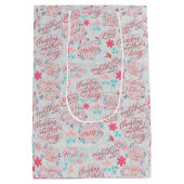 Muttertag BG 01 Offwhite BG Mittlere Geschenktüte (Rückseite)