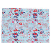 Muttertag BG 02 LBlue BG Große Geschenktüte (Rückseite)