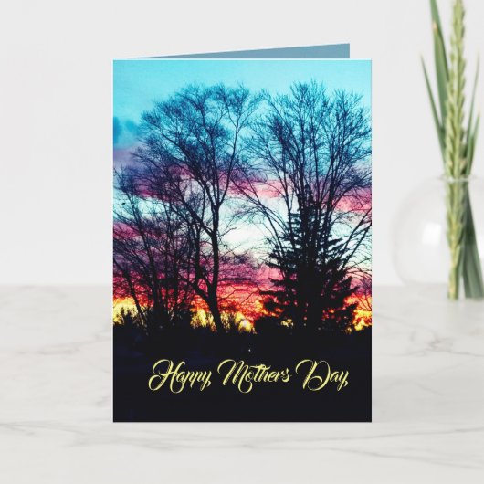 MÜTTERTAG BIS LIEBENDE EHEFRAU KARTE (Vorderseite)