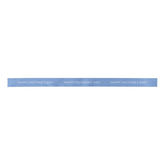 Muttertag Blue Satin Ribbon Satinband (Vorderseite)