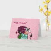 Muttertag - Blume Karte (Gelbe Blume)