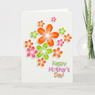Muttertag - Blume und Herz für Spaß Karte