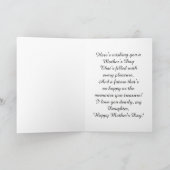 Muttertag - Blume und Vögel Karte (Innenseite)