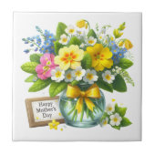 Muttertag Blumen Fliese (Vorderseite)