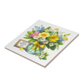 Muttertag Blumen Fliese (Seite)