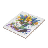 Muttertag Blumen Fliese (Seite)